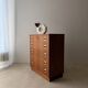 Swedish mid-century chest of drawers teak five drawers