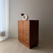 Swedish mid-century chest of drawers teak five drawers