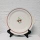 Round earthenware plate Moulin des Loups Orchies model Two Roses
