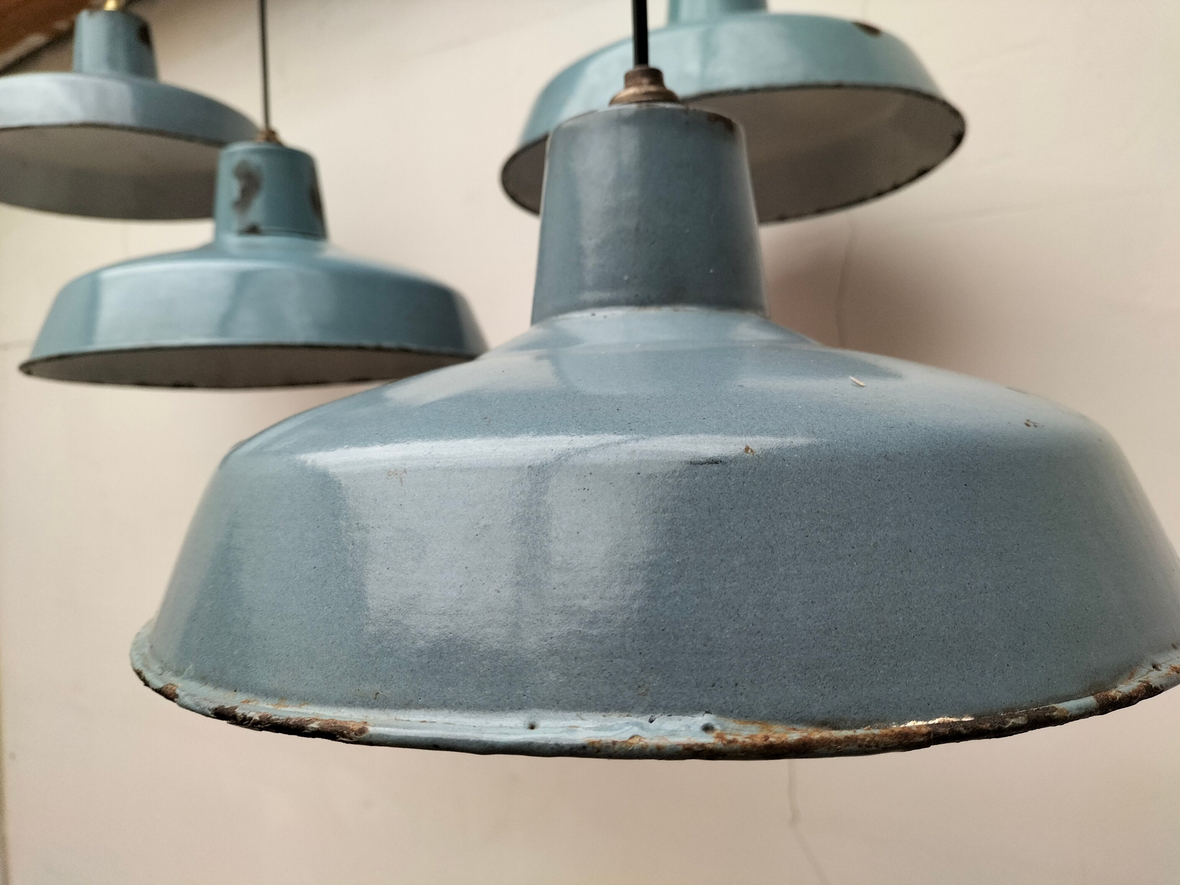 Series of antique lamps