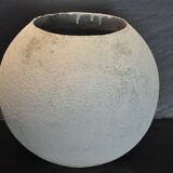 Cement ball planter from the 1960s