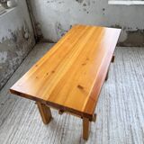 Farmhouse table, mountain furniture from the 50s