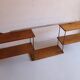 oak and copper shelf from the 50s