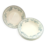 6 soup plates Terre de fer Guadeloupe