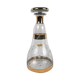 Schneider carafe cut glass and gold nets