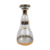 Carafe Schneider verre taillé et filets or