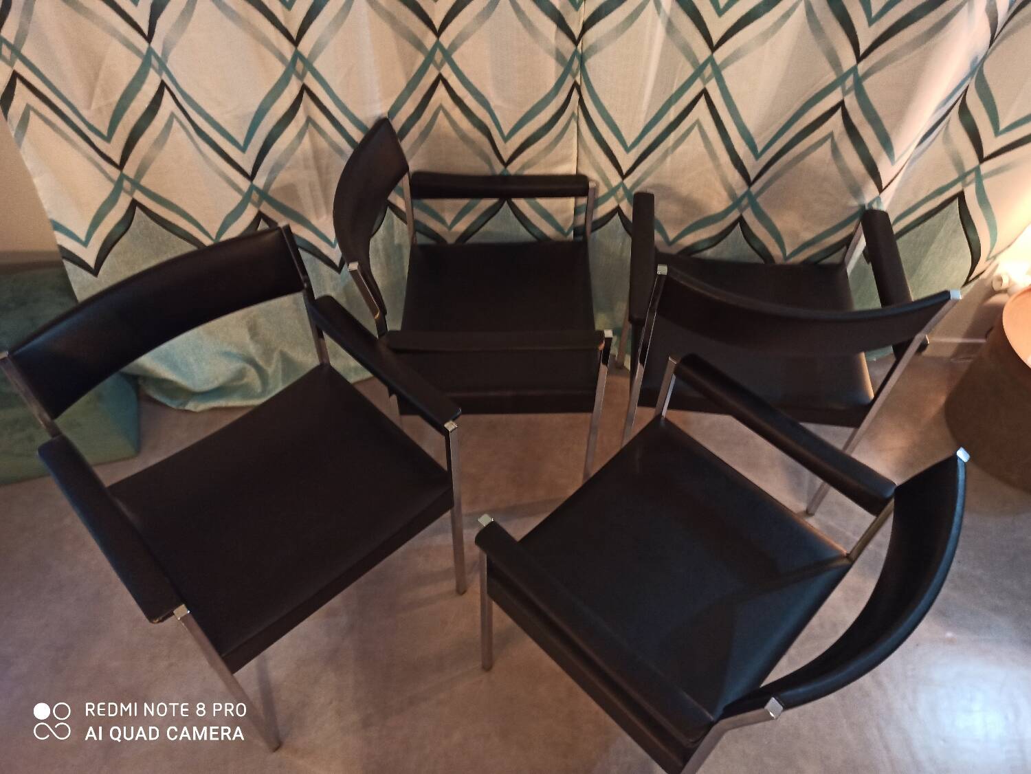 4 Girsberger armchairs
