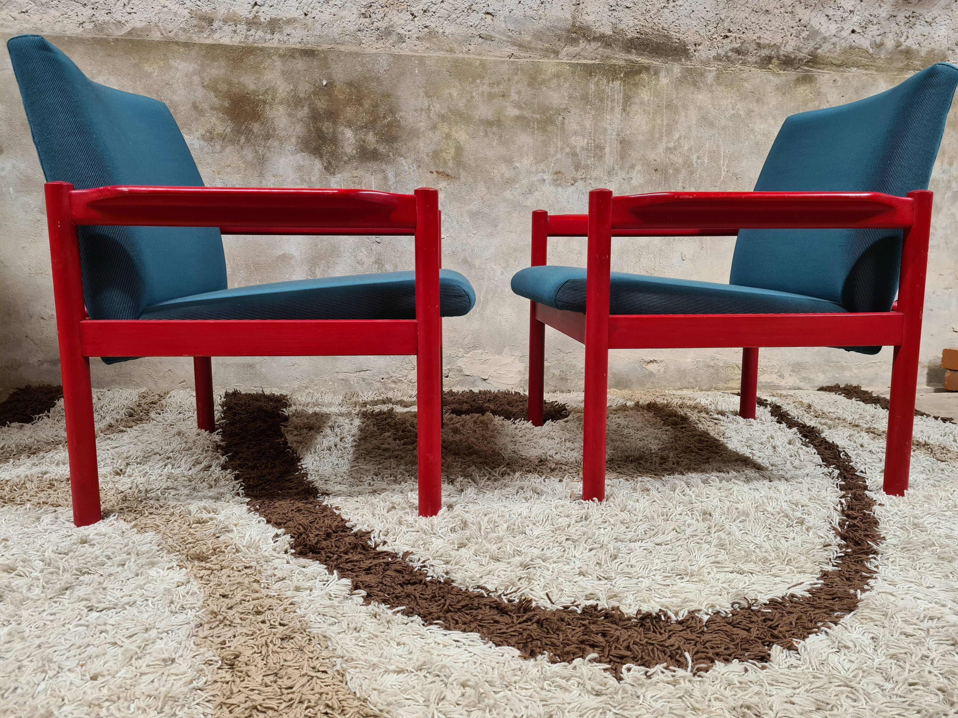 Pair of armchairs year 1960 vintage