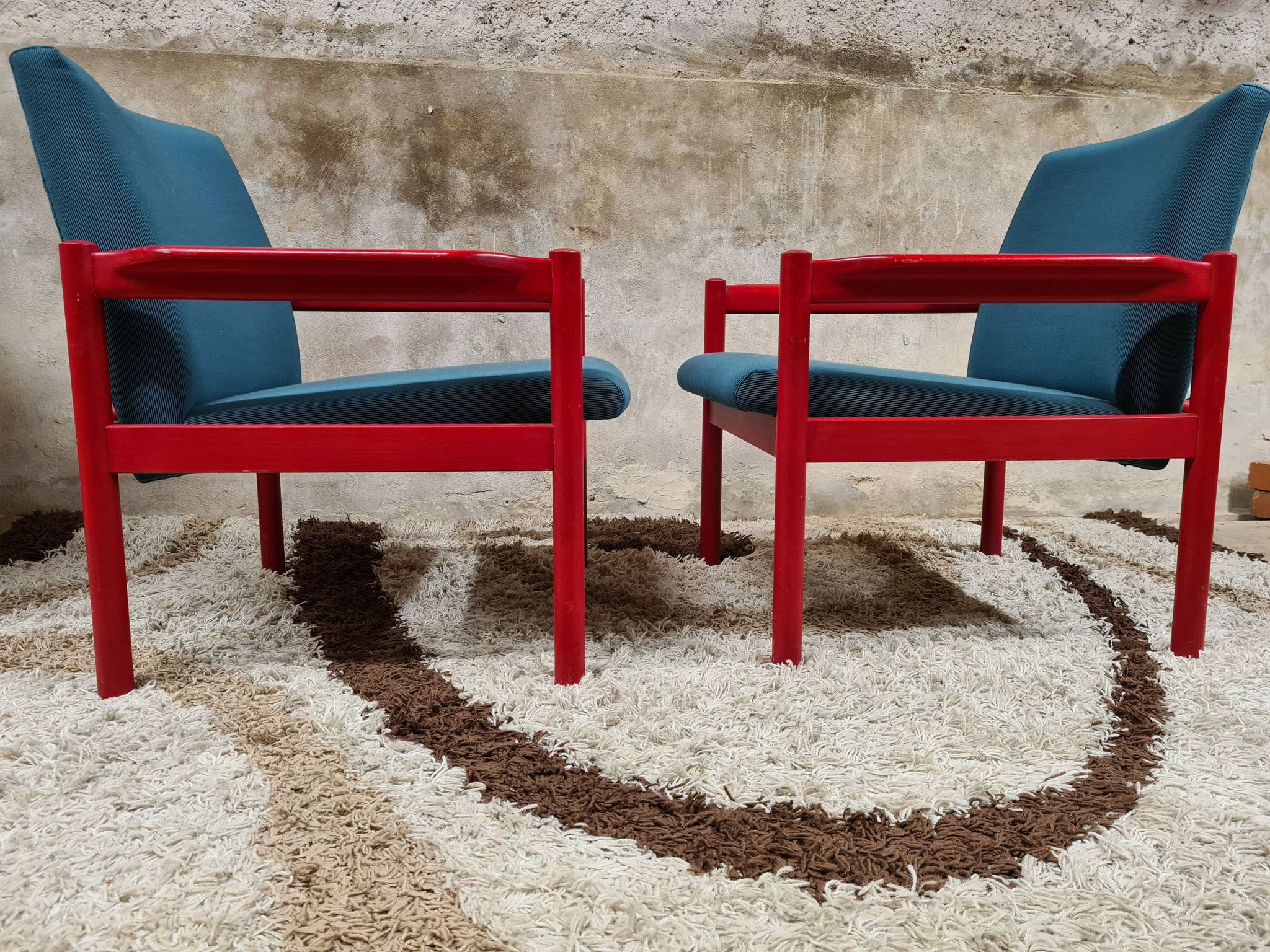 Pair of armchairs year 1960 vintage