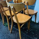 Set of 10 Luterma Banana model chairs