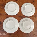 Lot de 4 anciennes assiettes italiennes