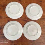 Lot de 4 anciennes assiettes italiennes