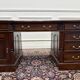 Classic English Desk with Black Leather