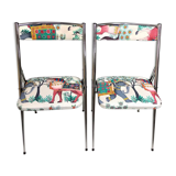 Vintage chrome folding chair