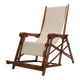 Mid century F.lli Castelli folding deck chair 1940s