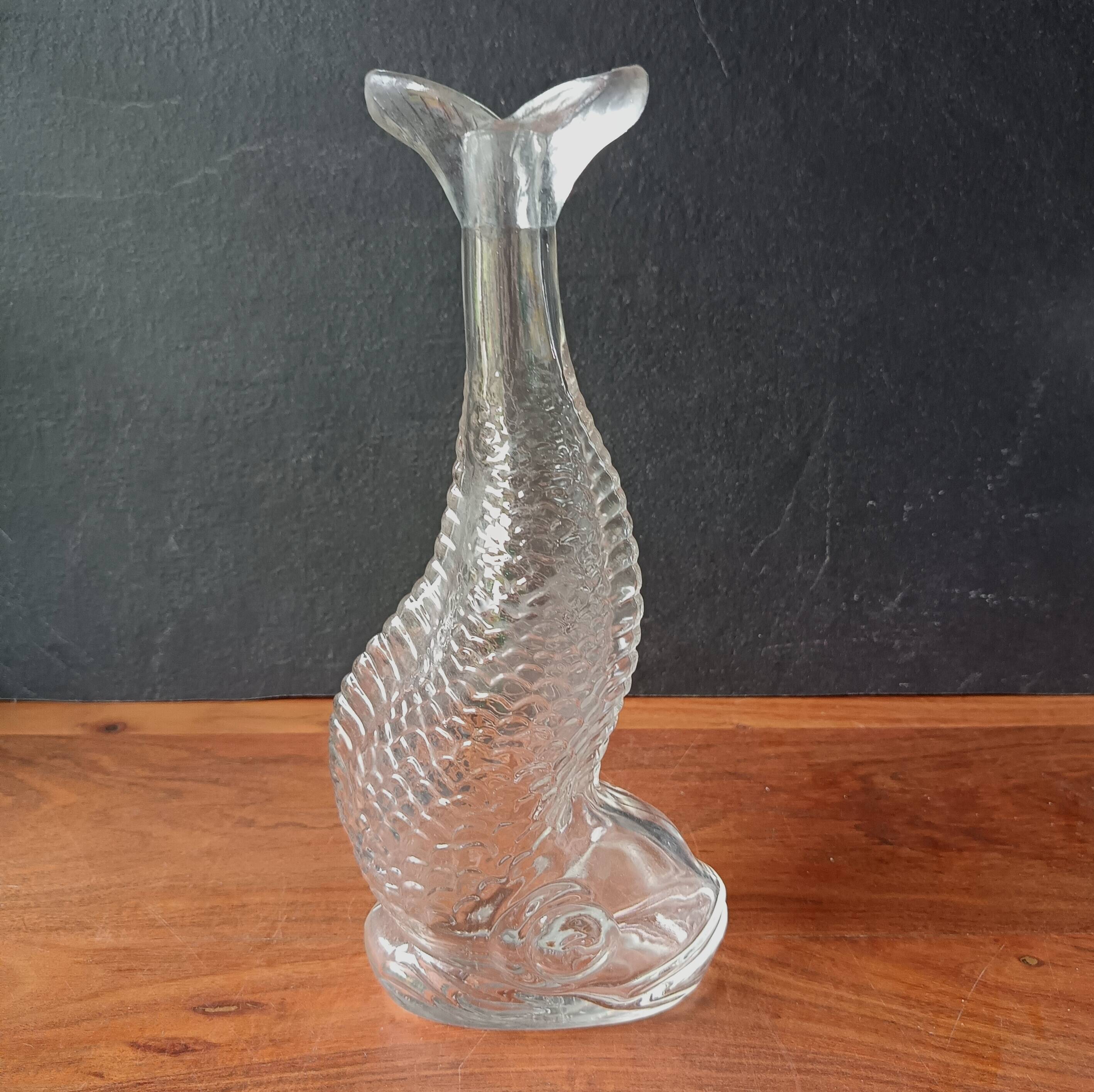 Carafe Poisson, Bouteille en forme de carpe 1970