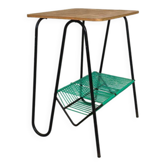 Vinyl record shelf, 50s/60s side table