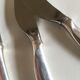 Set 8 knives 1960 Christofle silver metal space age