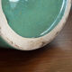 Jade green glazed ceramic vase, Vallauris 1950