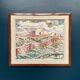 Original Swedish Oil on Canvas – "Landscape with Buildings" by Gösta Nordblad – Signed – Vintage and Framed