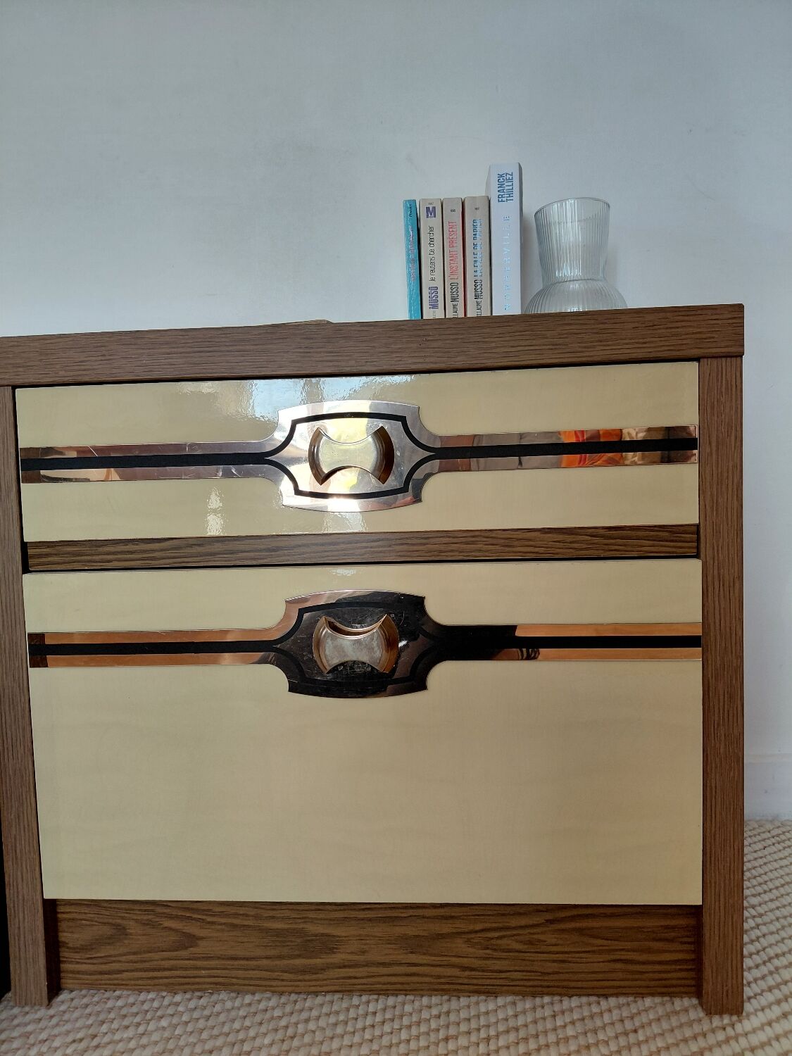 Paire de chevets "Rauch"-Icône Space Âge à double rangement (1970)