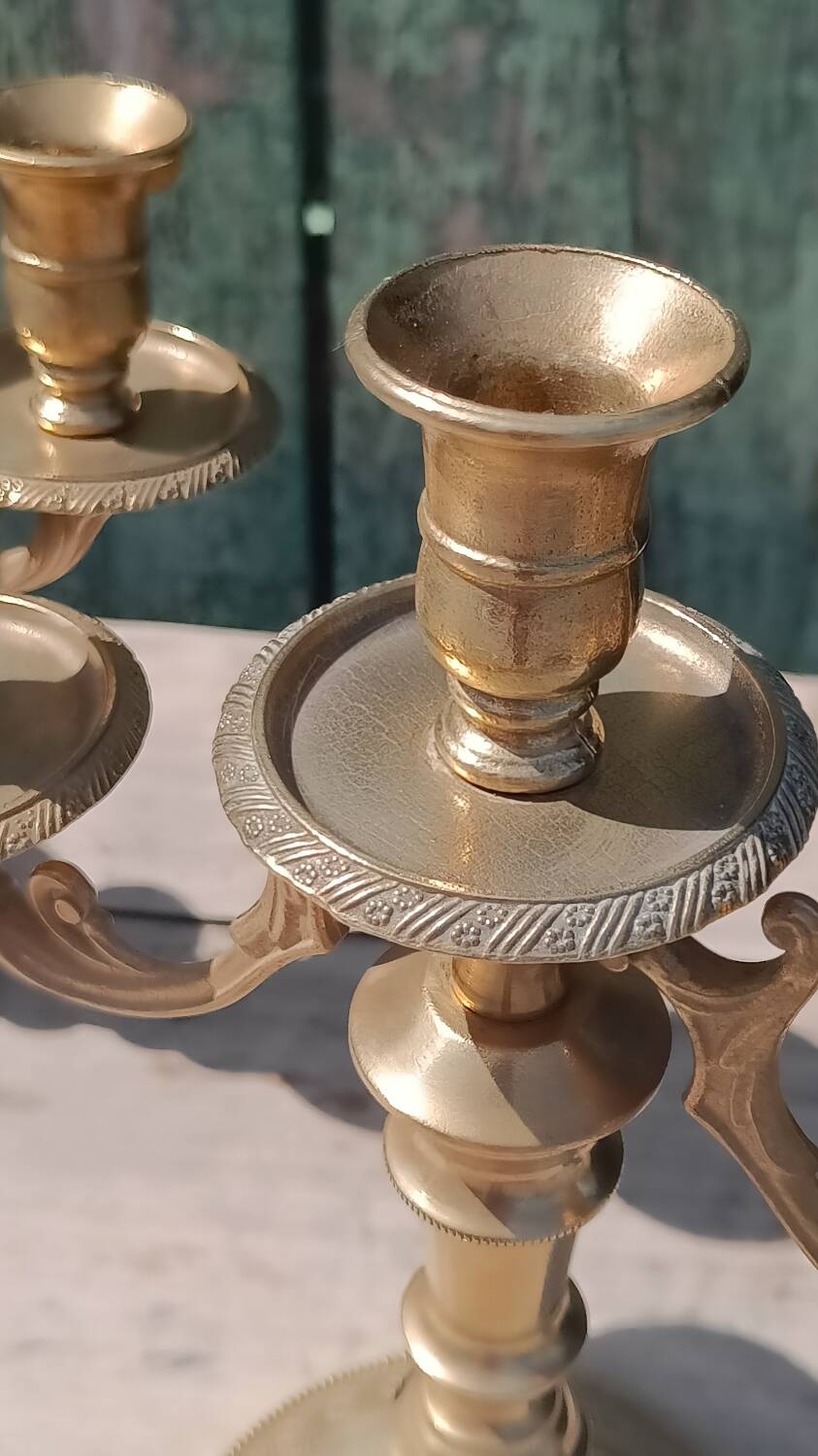 Pair of Italian candlesticks