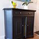Buffet 2 portes "noir acier"