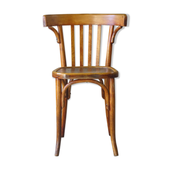 Chaise bistrot Thonet 1935, assise bois
