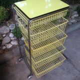 Yellow formica dessert