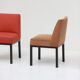Set of six Jules Wabbes 'Louise' dining chairs for Bulo