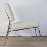 Pair of 60s heaters, steel and wool, France