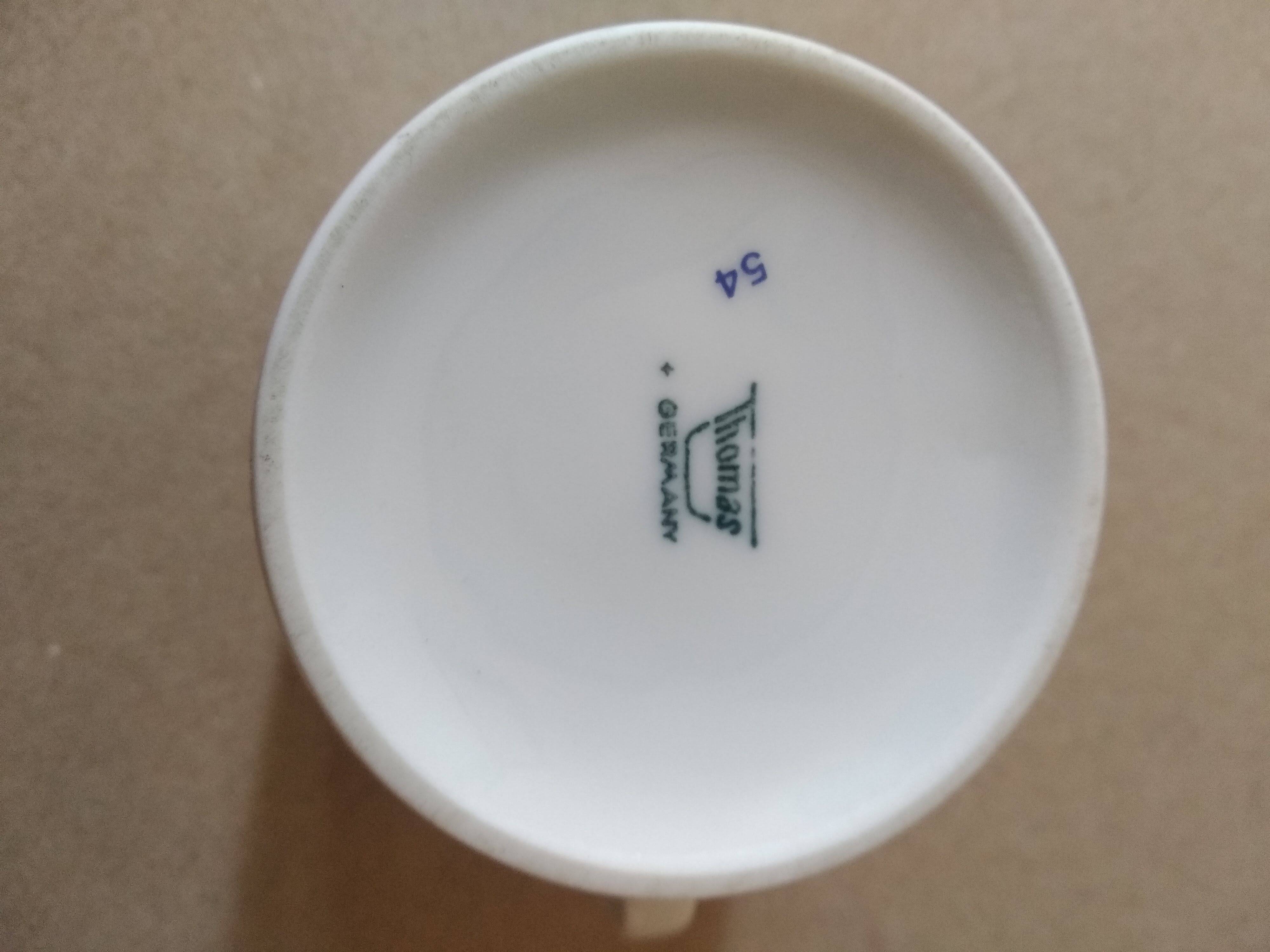 Set Coffee pot + milk jug Porcelain THOMAS Vintage. Luciana medallion. 70s