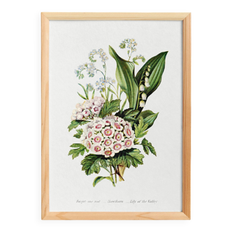 Affiche sur “le muguet, le myosotis et l’aubépine”
