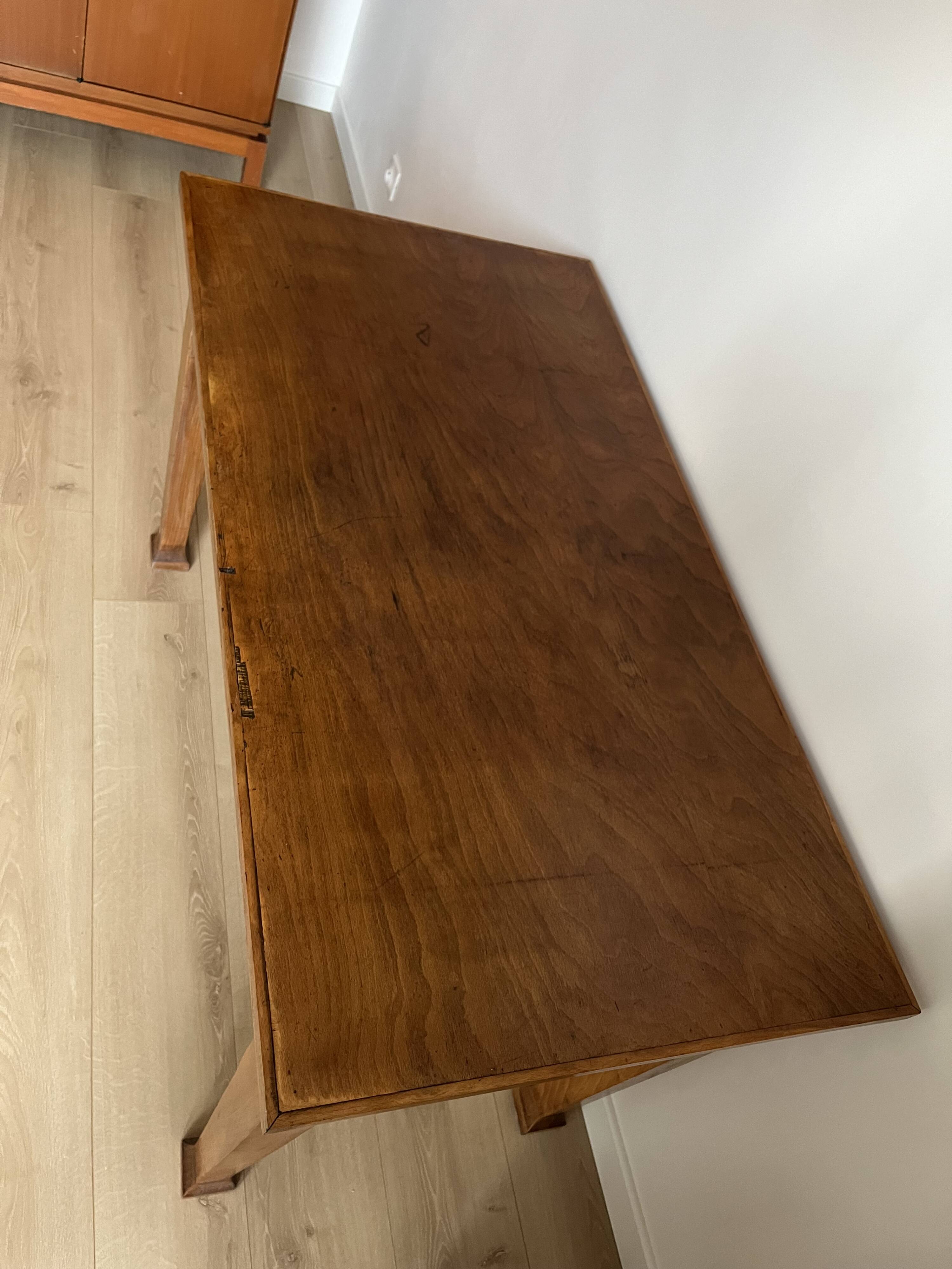 Solid wood desk