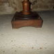 Wooden pedestal column