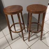 Pair of vintage bar Baumann stools 1970s