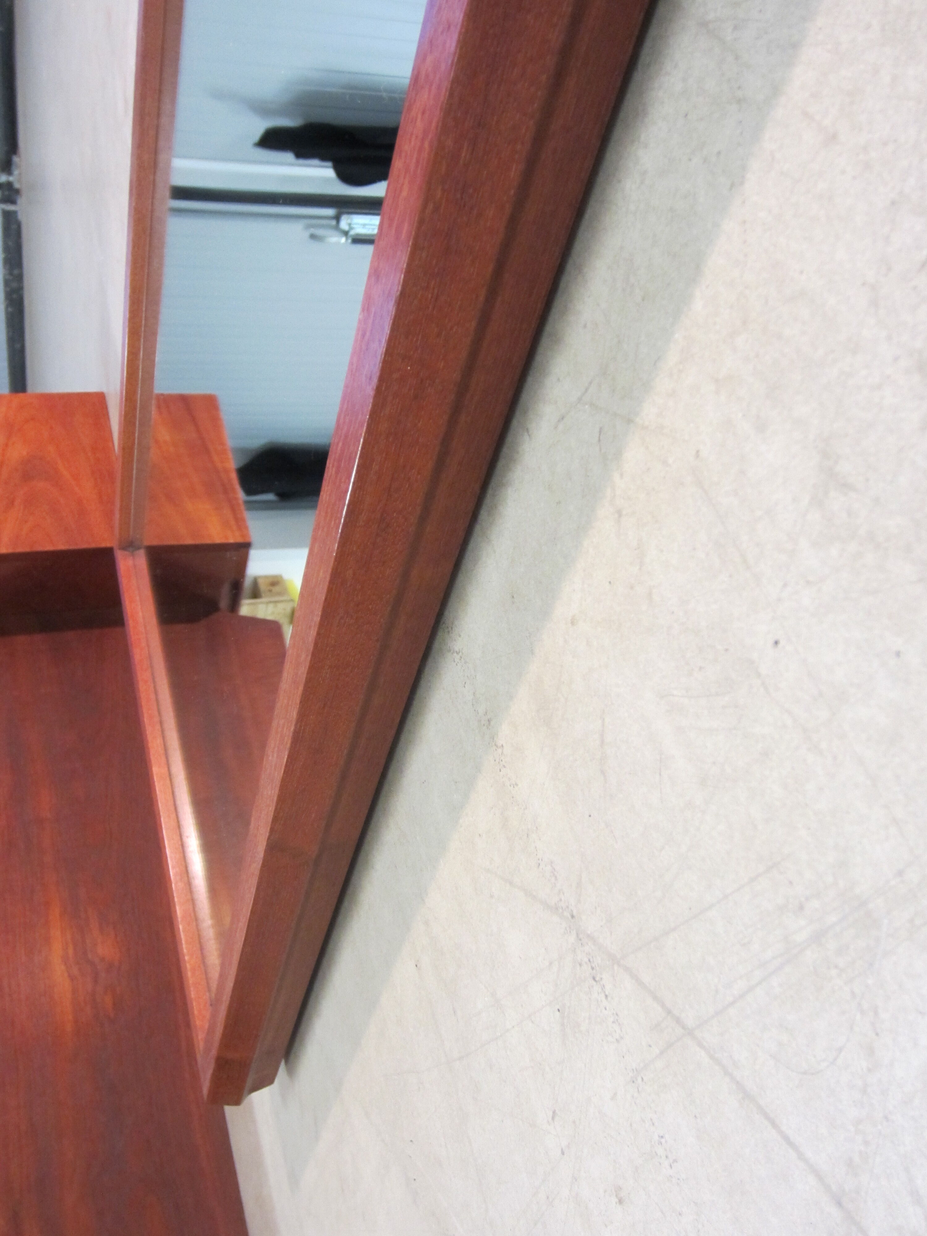 Scandinavian entrance mirror and shelf by Hans-Agne Jakobsson Åhus