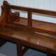 Victorian Double-Faced Carved Walnut Gallery Bench