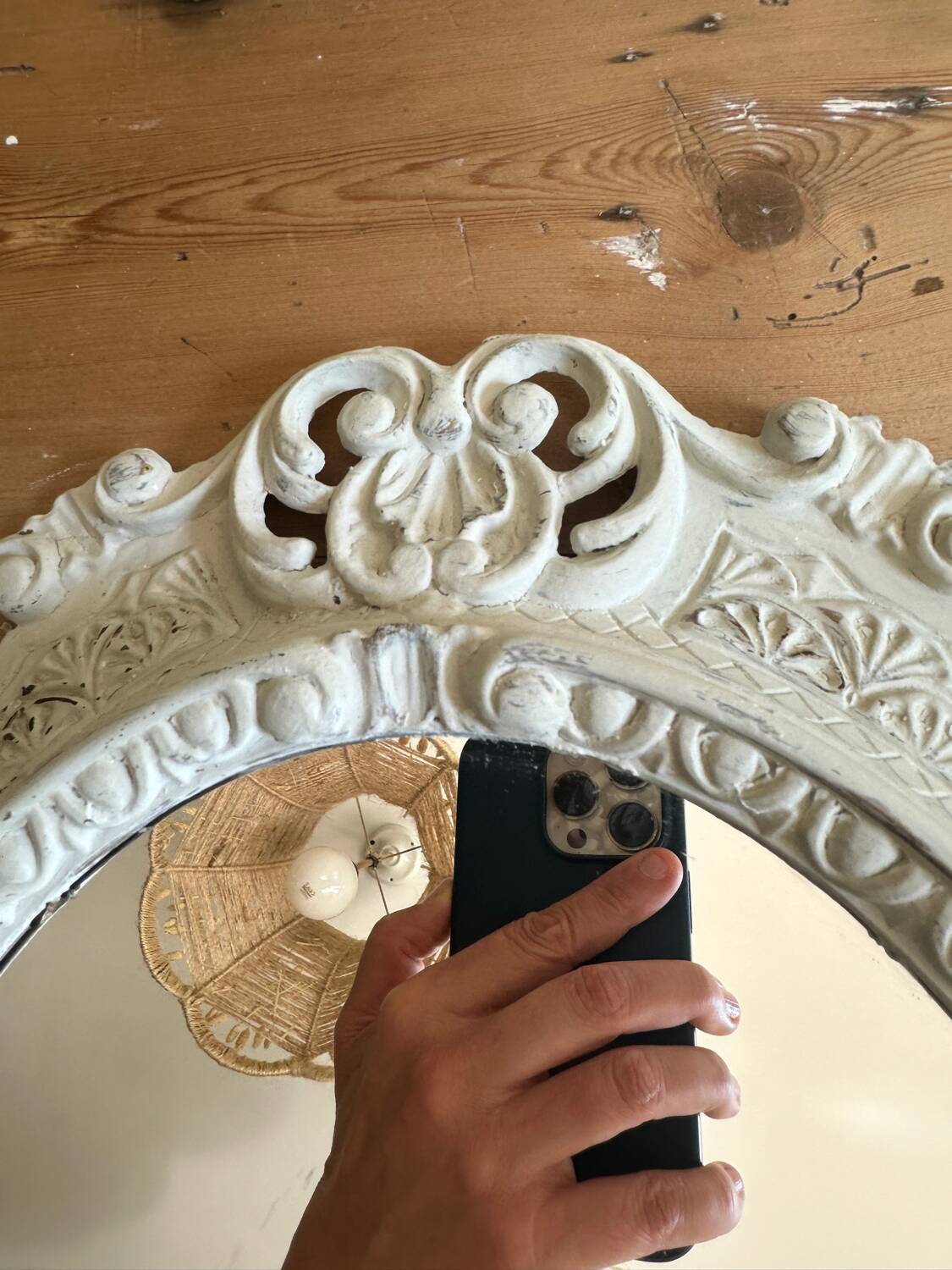 Old mirror, baroque style