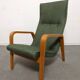Paire de fauteuils Bow Wood des années 50/60