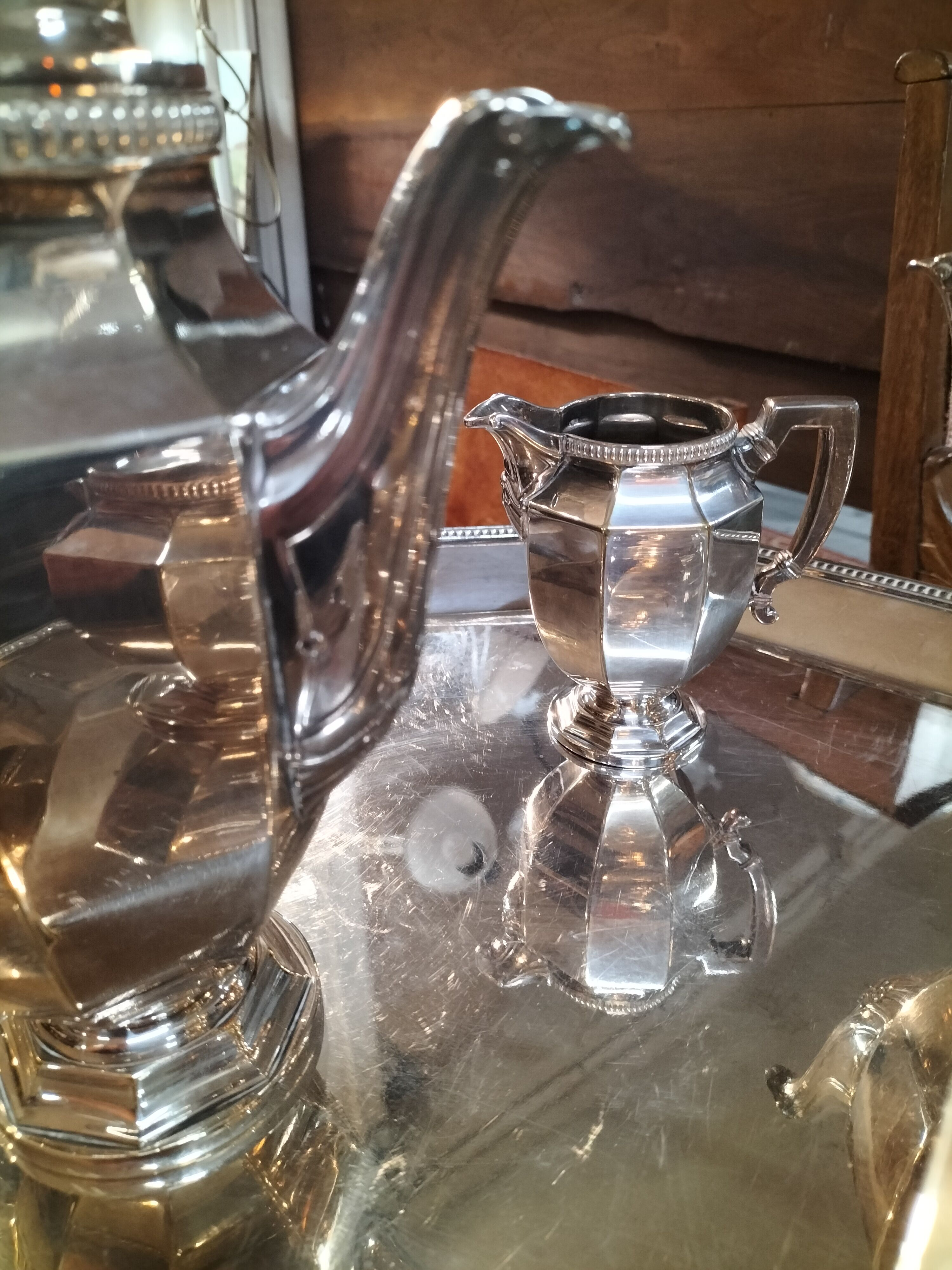 Gallia coffee or tea set for Christofle