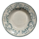Assiette creuse vintage en terre de fer Sarreguemines, modèle "Mozart"