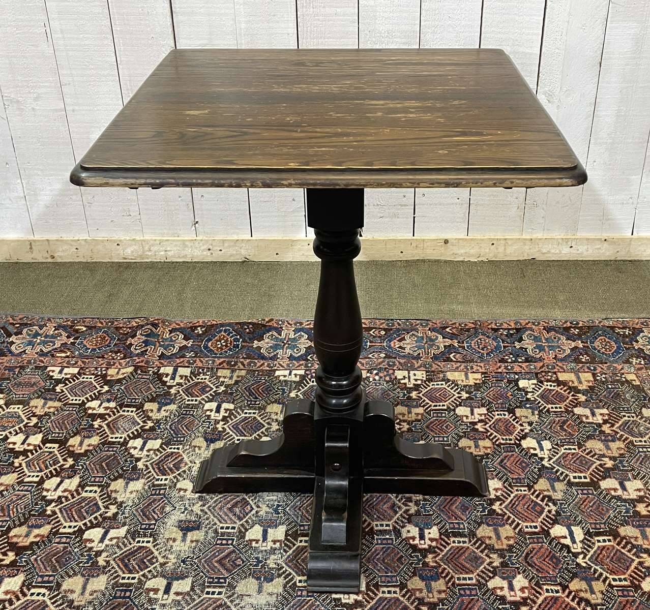 1970s English elm bistro table