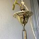 Suspension in mother-of-pearl shell and bohemian brass