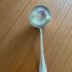 Silver metal ladle