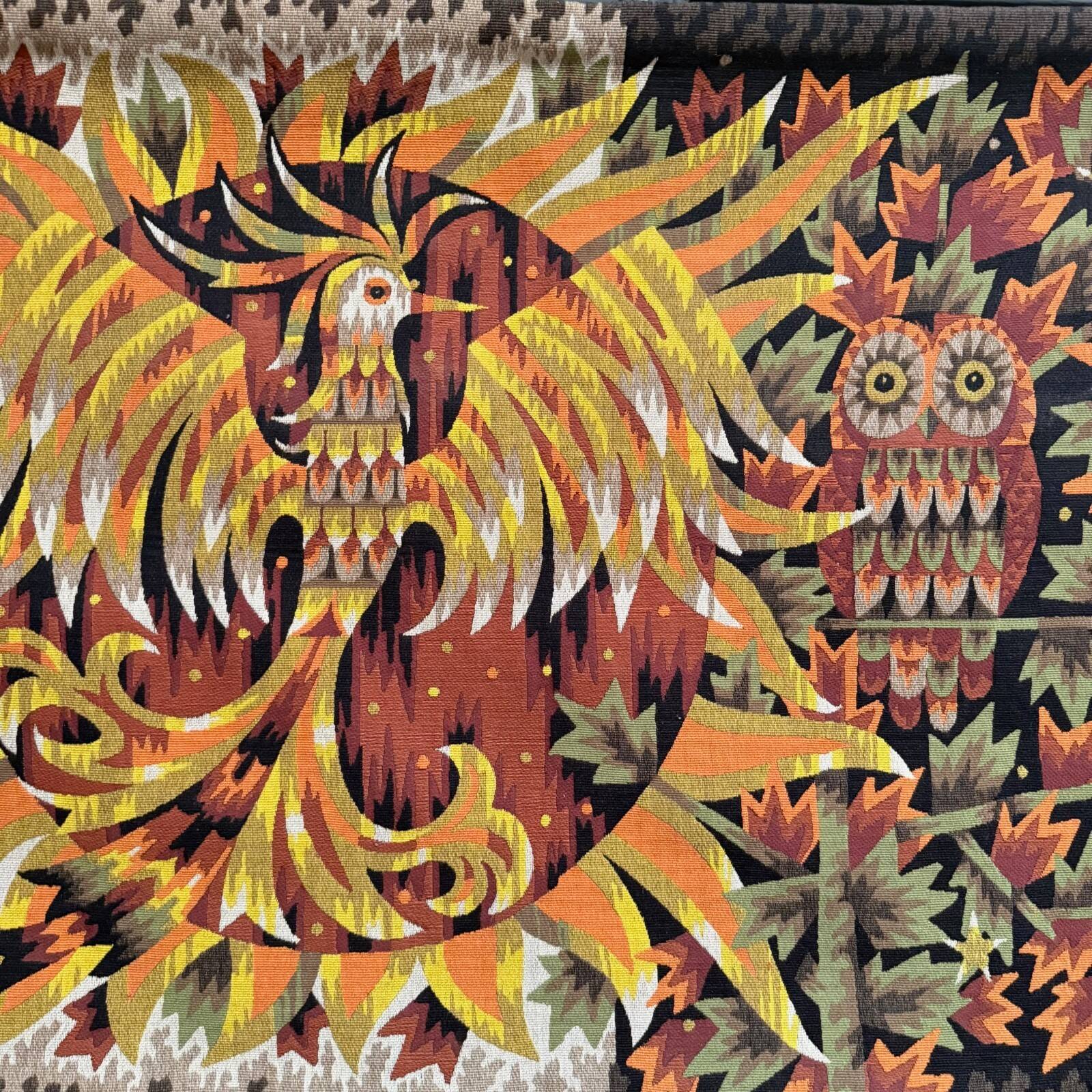 Tapisserie à l'oiseau par A. Cornic, XXe s.