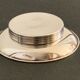 Baguier Christian Dior in silver metal art deco style