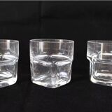 Glass service for 6, 17 pieces Sergio Asti for Arnolfo di Cambio.
