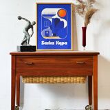 Mobile table/thread stand, Denmark 60s, vintage, mid-c modern
