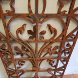 Cast iron door grille